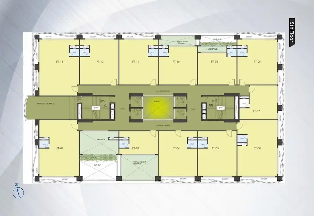 Emami Business Bay Floor Plans