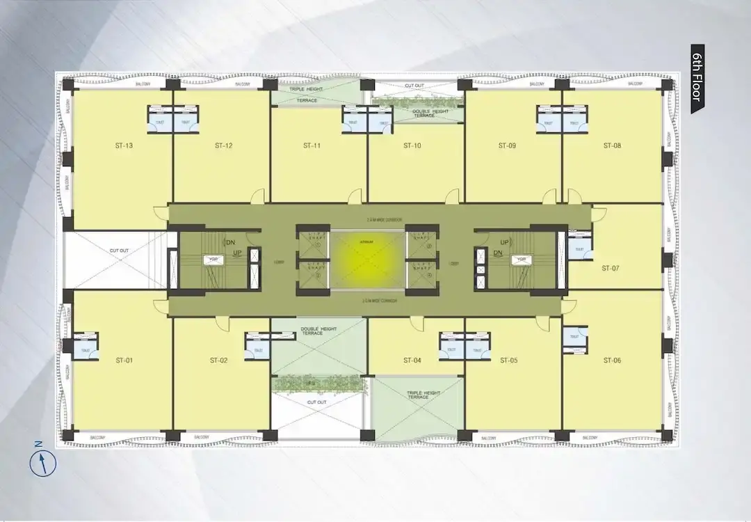 Emami Business Bay Floor Plans