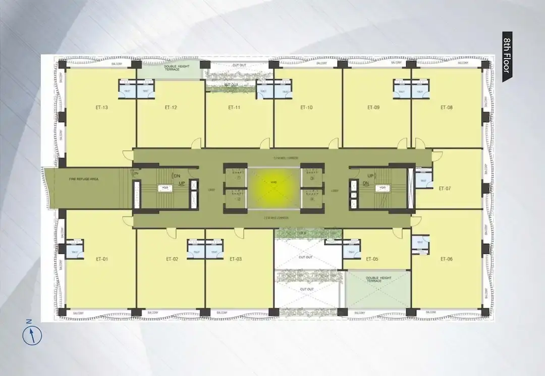Emami Business Bay Floor Plans
