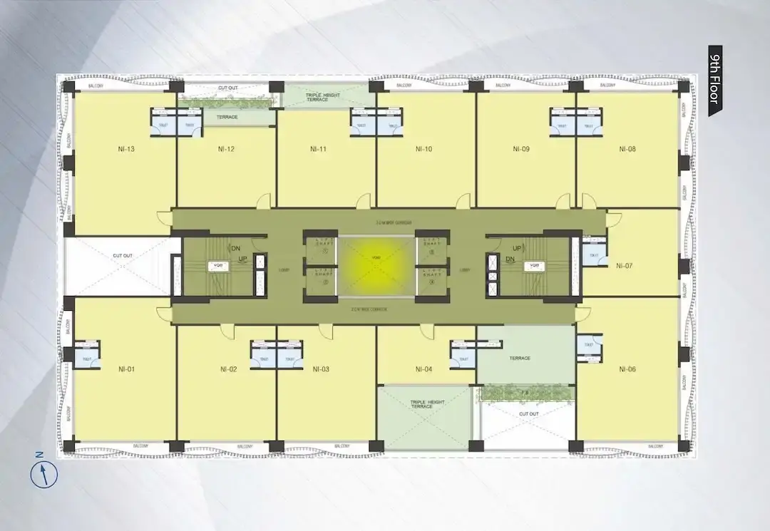Emami Business Bay Floor Plans