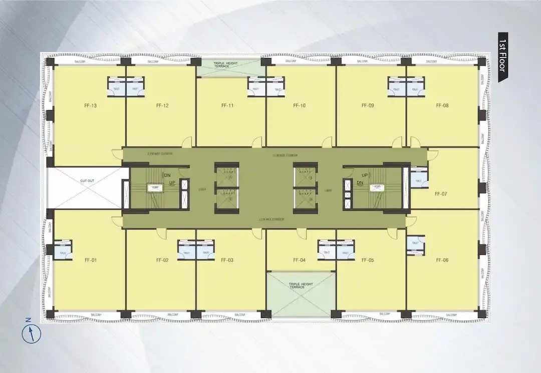 Emami Business Bay Floor Plans