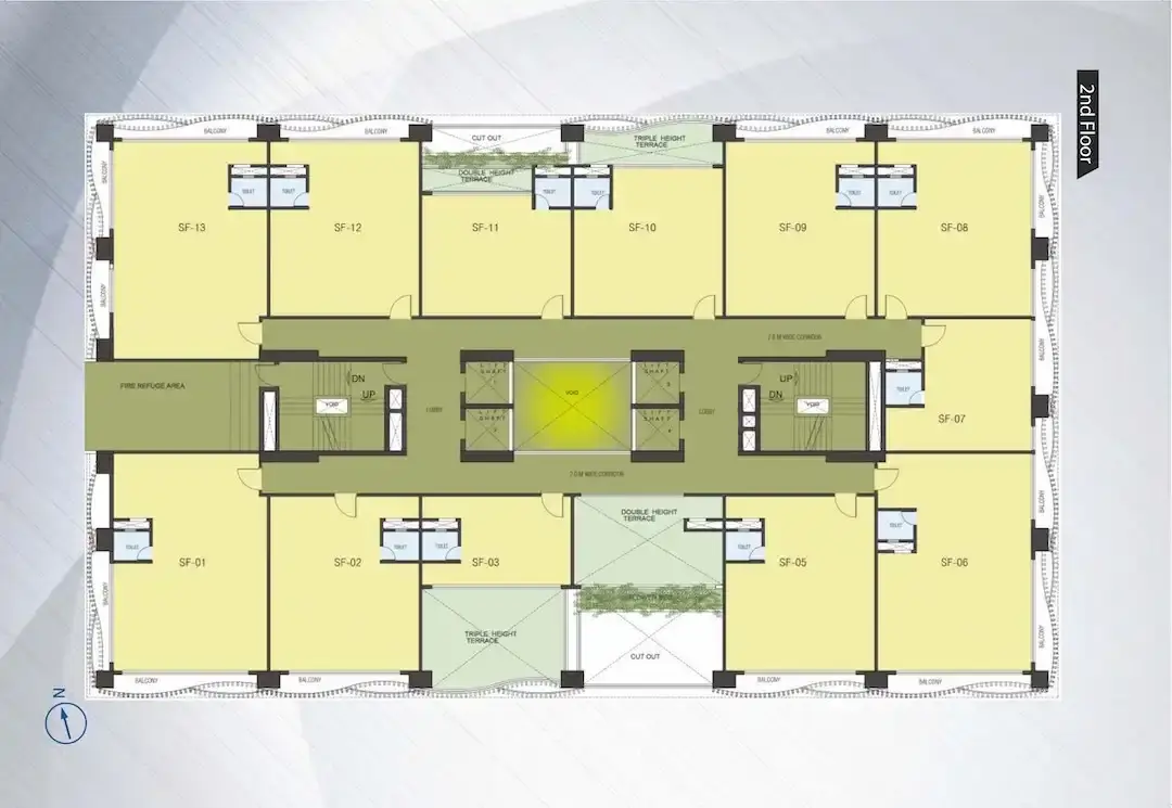 Emami Business Bay Floor Plans