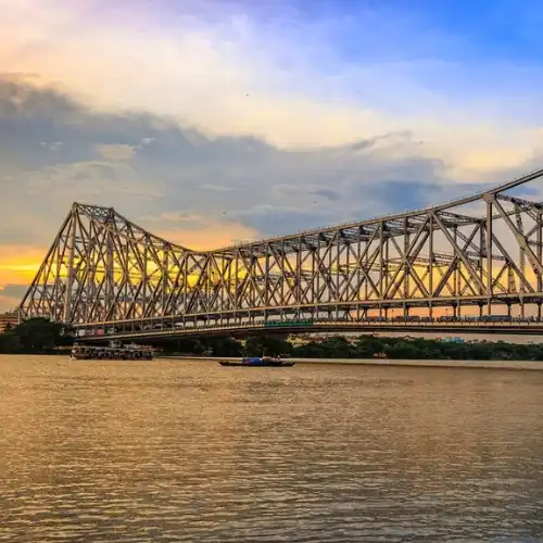 Howrah Bridge and City